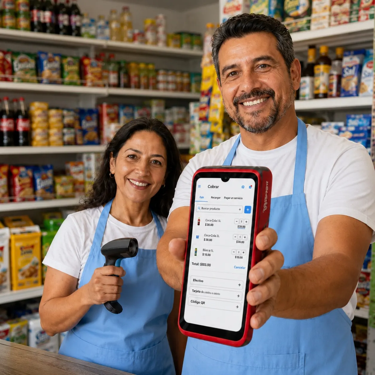 Terminal SYSmart de SYSpago lista para retiro de efectivo con tarjeta de débito